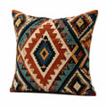 Dekokissen 45 x 45 cm Textil Mehrfarbig mit geometrischem Muster
